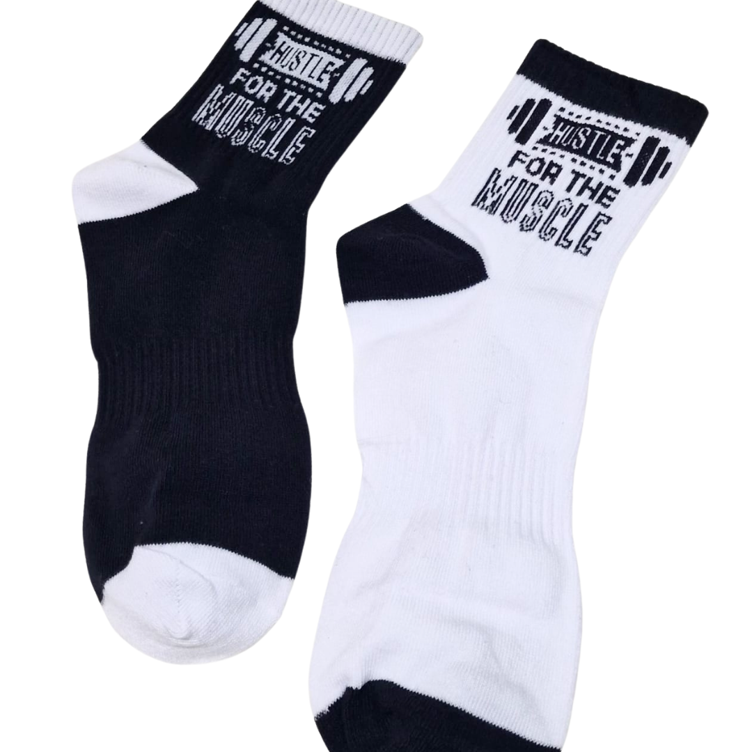 Gym Socks - Hustle For the Muscle