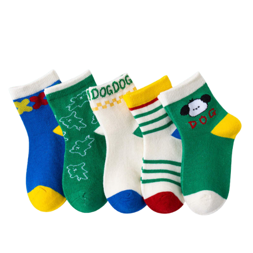 Kids - 5 packs Doggie Socks