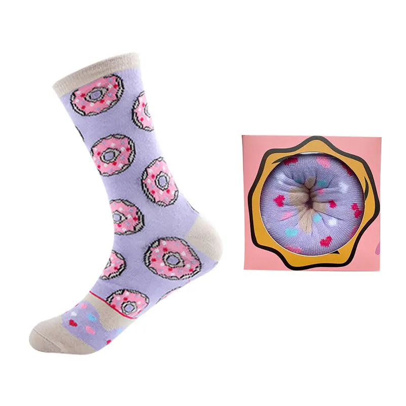 Donut Socks - Lavender