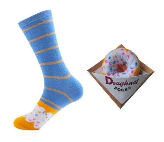 Donut Socks - Blue